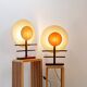 Paire de lampes disques style boho