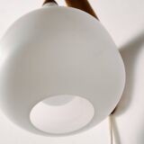 MK10987 Teak and glass wall lamp by Uno & Östen Kristiansson for Luxus