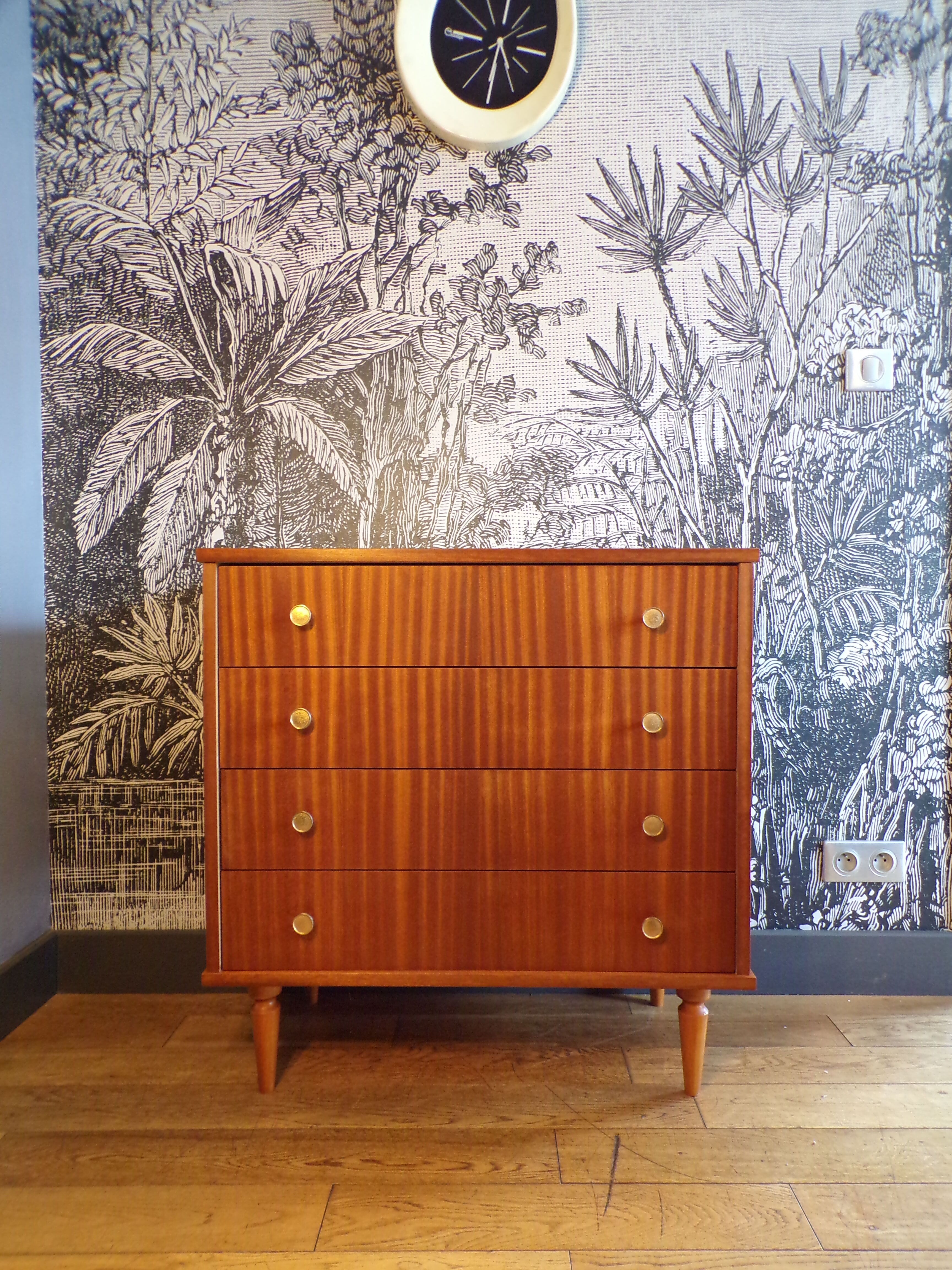 Commode vintage en teck
