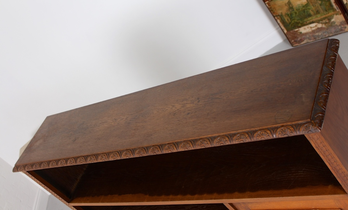 Northern European carved oak library