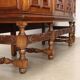Antique double-bodied mahogany buffet, Italy, 20th century