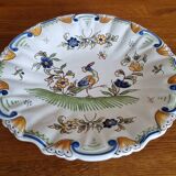 Assiette en faïence de Moustiers