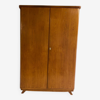 Vintage wardrobe with compass feet from the 60s