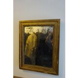 Mirror Louis Philippe 19th century 32.8x46.2cm