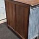 Antique chest of drawers with a cerused and patinated finish.