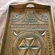 Old wood service tray