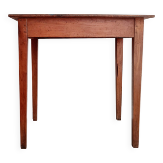 Old wooden farm table