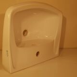 Vintage 60s washbasin in enamelled stoneware