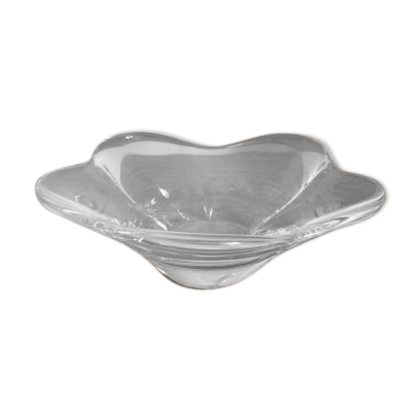 Crystal pocket tray Daum France