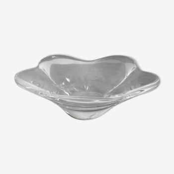 Crystal pocket tray Daum France