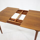 Omann Jun teak extendable dining table nr. 51, denmark, 1960