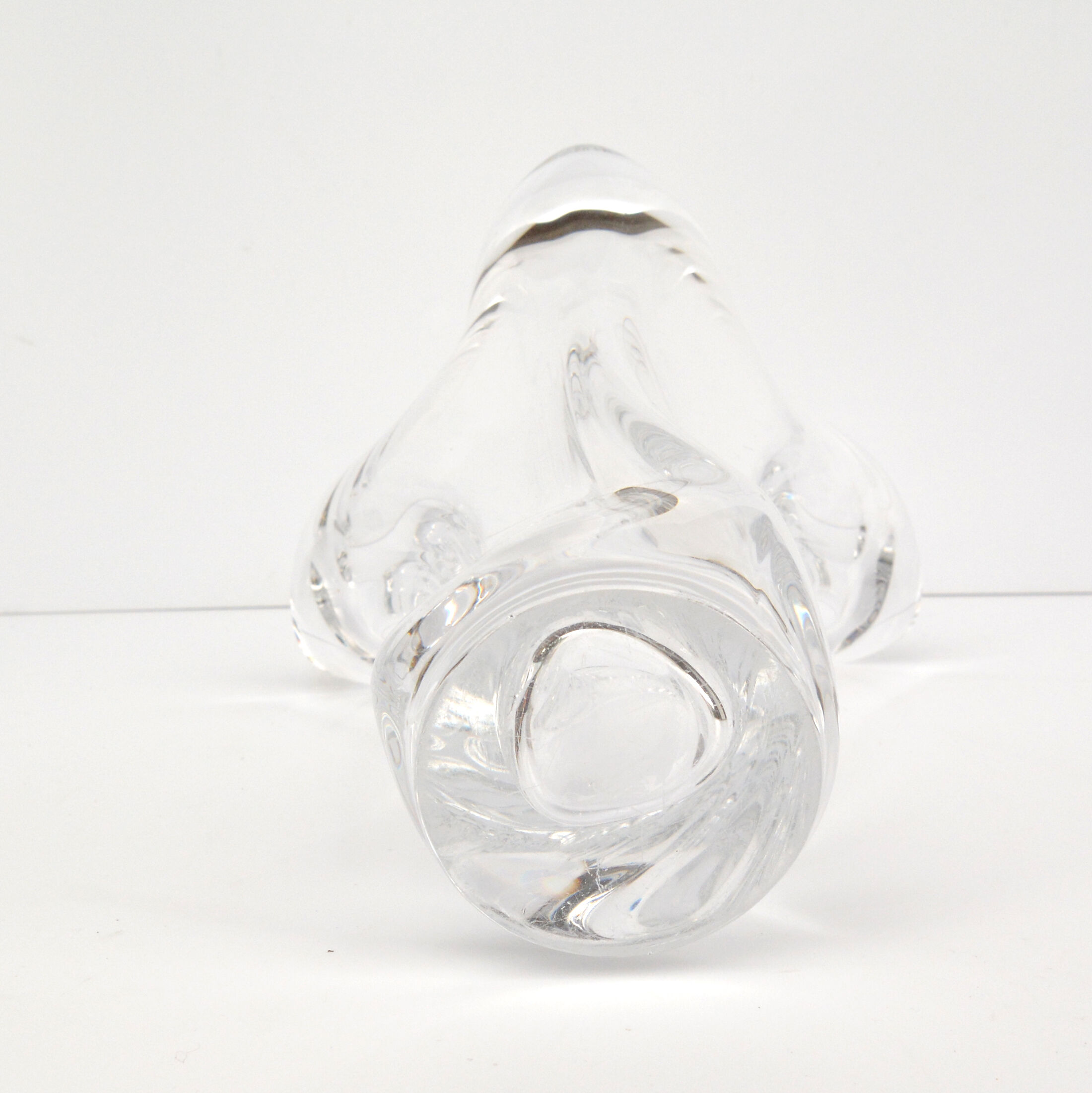 Crystal Vase, Art Vannes, France, 1970s