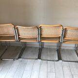 4 chairs Cesca b32 by Marcel Breuer