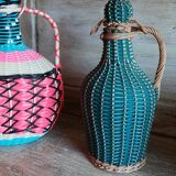 Lot de deux bouteilles scoubidou