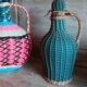 Lot de deux bouteilles scoubidou