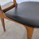 Set of 2 Vintage STOL Kamnik Dining Chair: Black Leather, MCM Chairs