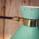 Lampe de potence murale articulée Diabolo du designer René Mathieu - verte