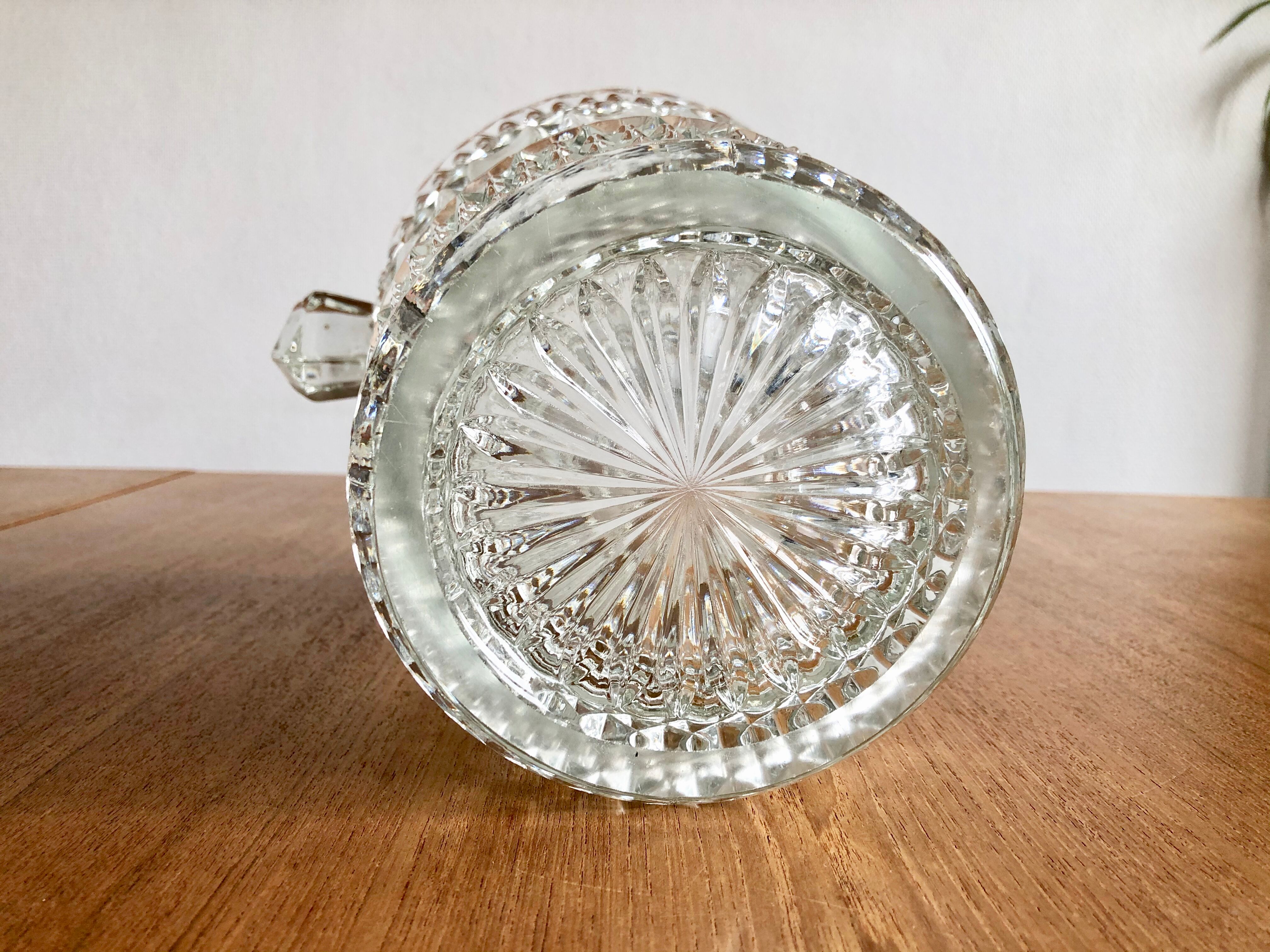 Czechoslovakia crystal champagne bucket
