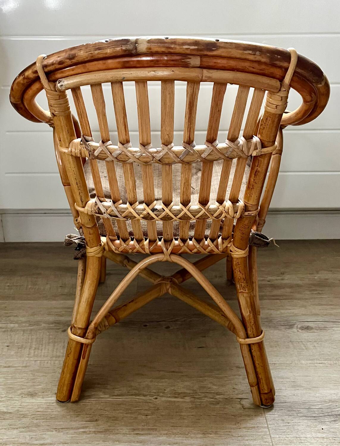 Child's rattan armchair