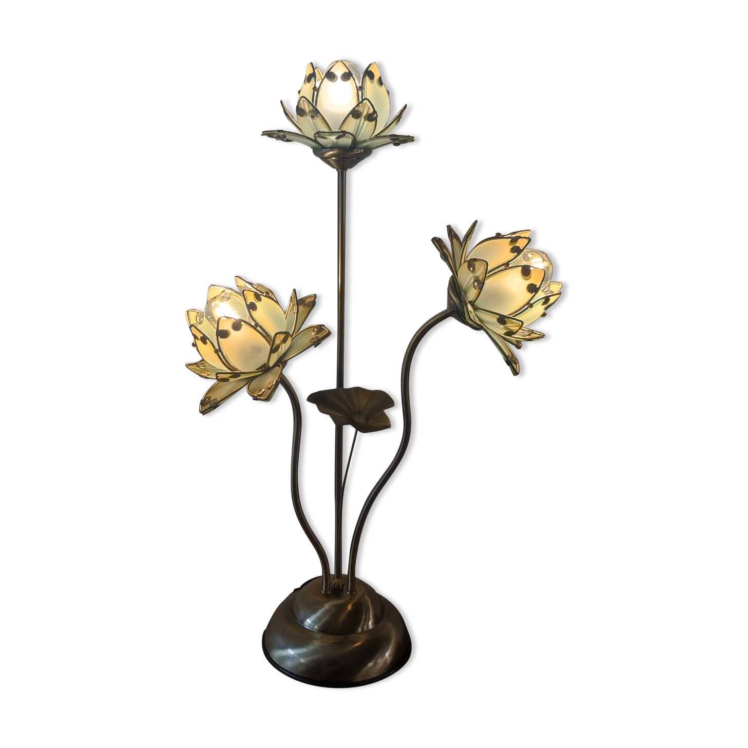 Lampe fleurs de lotus