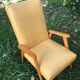 Vintage 60s yellow Scandinavian armchairs