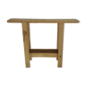 Old small wooden carpenter's workbench for children. Year 60