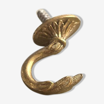 Hook gilded bronze