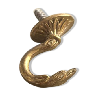 Hook gilded bronze