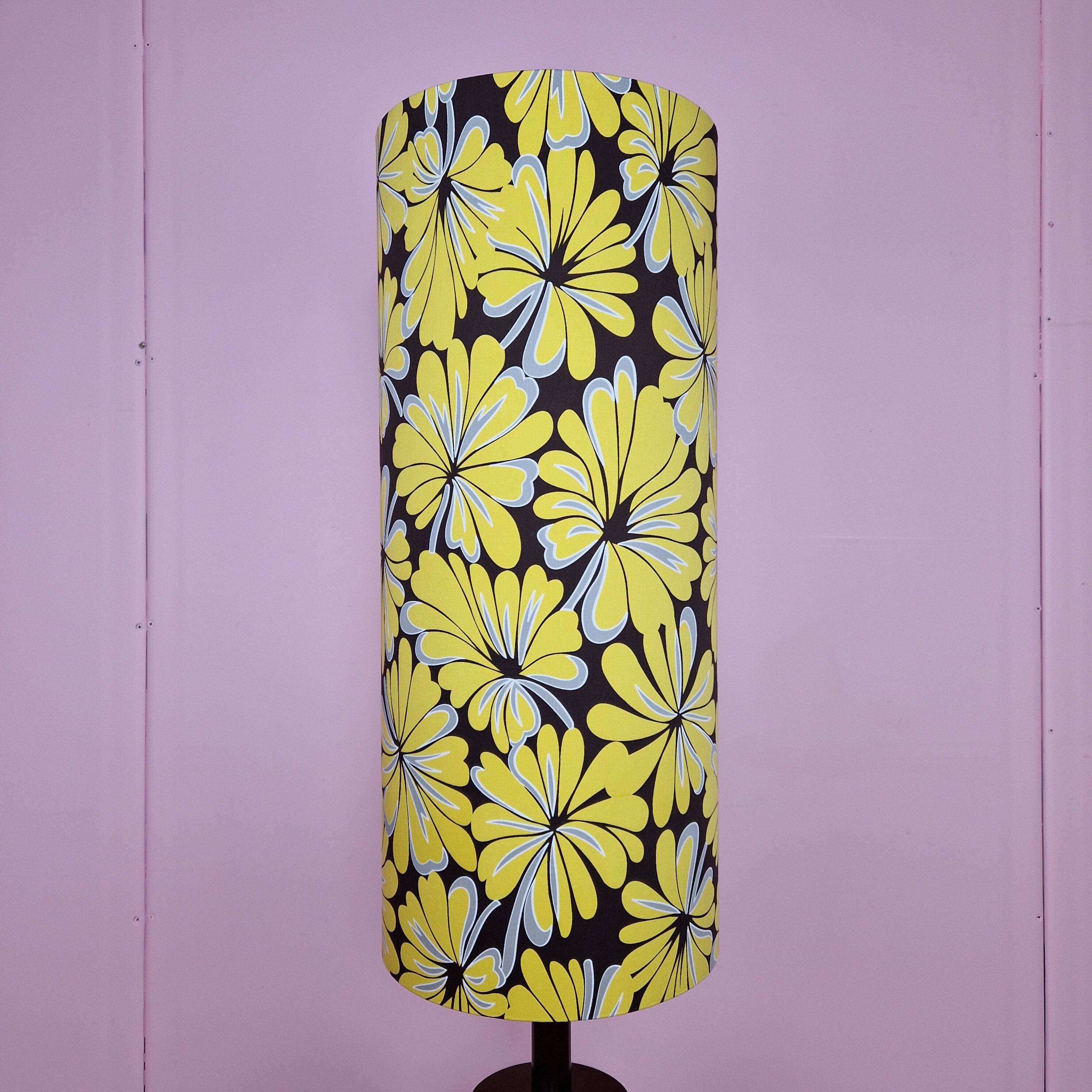 Rosewood and brass danish floor lamp, 1960s