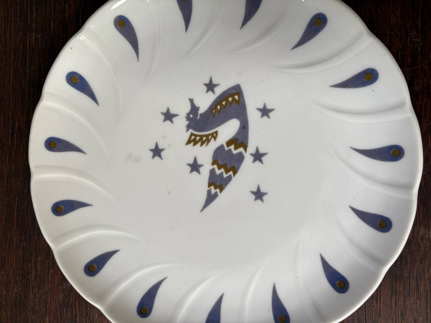 Assiette vintage Jean picart Ledoux pour Air France