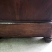 LOUIS XVI COMMODE IN MAHOGANY WITH 3 DRAWERS FROM THE 19TH CENTURY