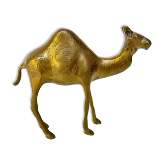 Vintage brass dromedary