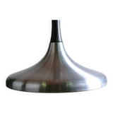 Large German pendant light in chrome metal, Tulip model by Erco 1960.