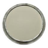 Art Deco round mirror tray diam 34cm