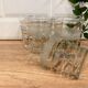 Set de 5 verres à eau gobelet granité