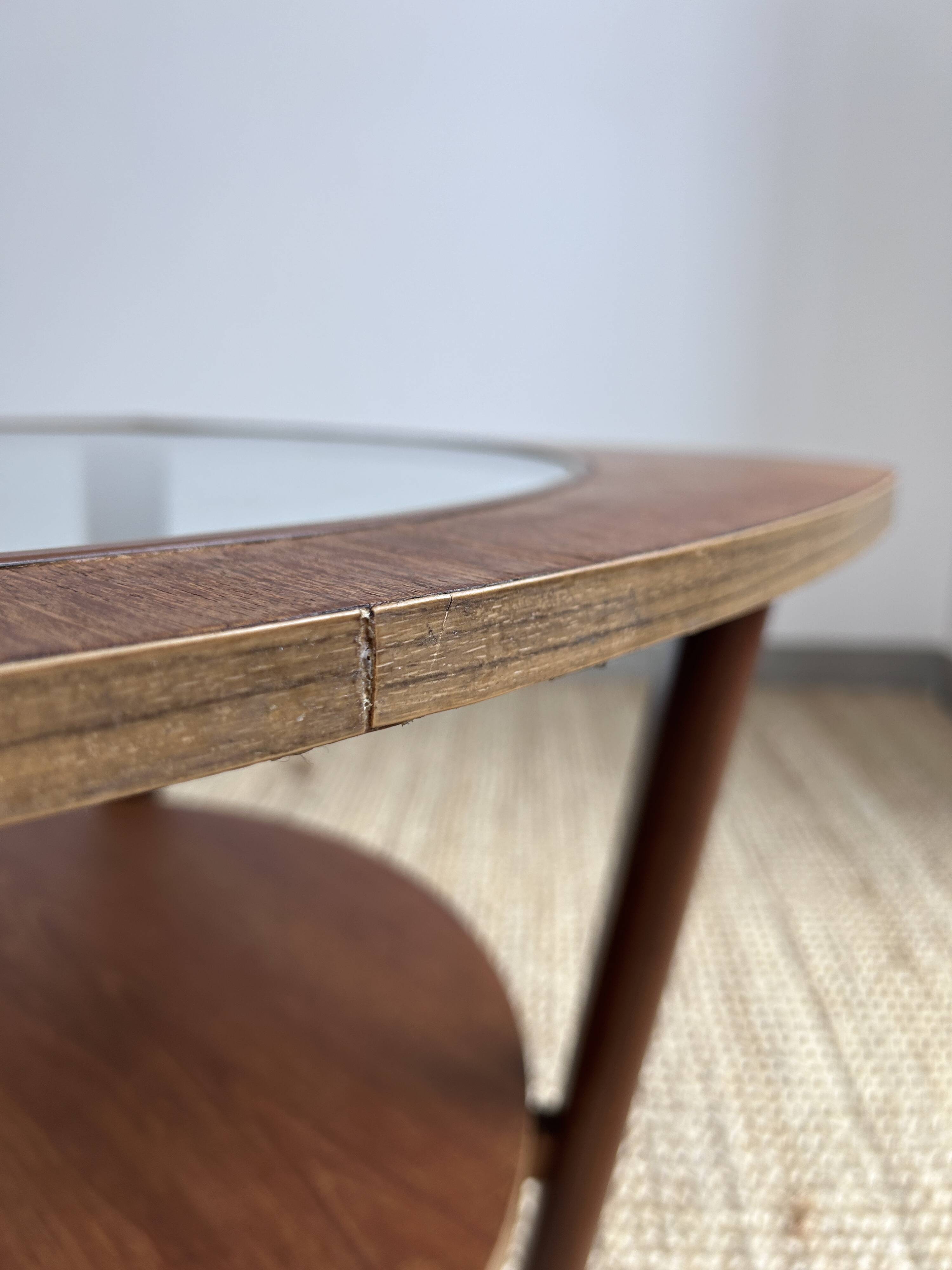 Mid-Century English teak coffee table