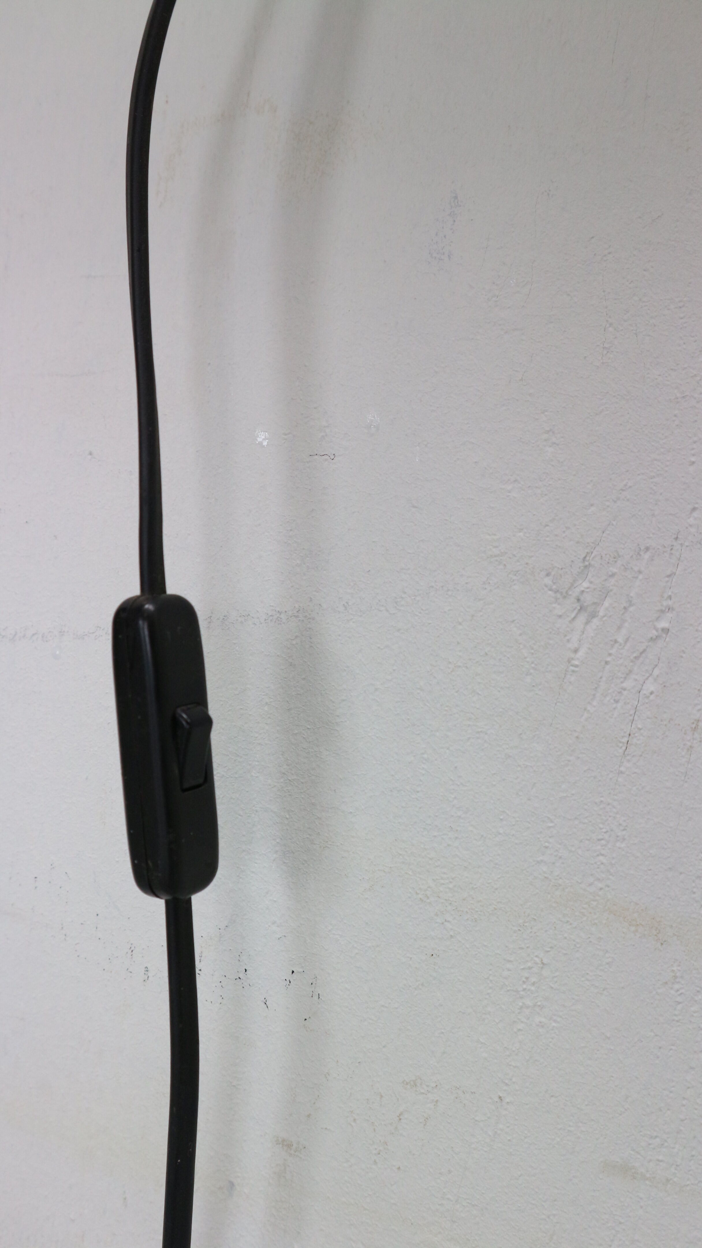 Egon hillebrand round acrylic illuminated mirror with lightening, 1970's germany