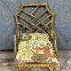 Asia 20th century: rattan and bamboo office chair circa 1950-1970