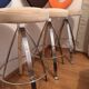 Set of 3 stools – Giorgio Saporiti for Il Loft – Italy, 1970s/80s