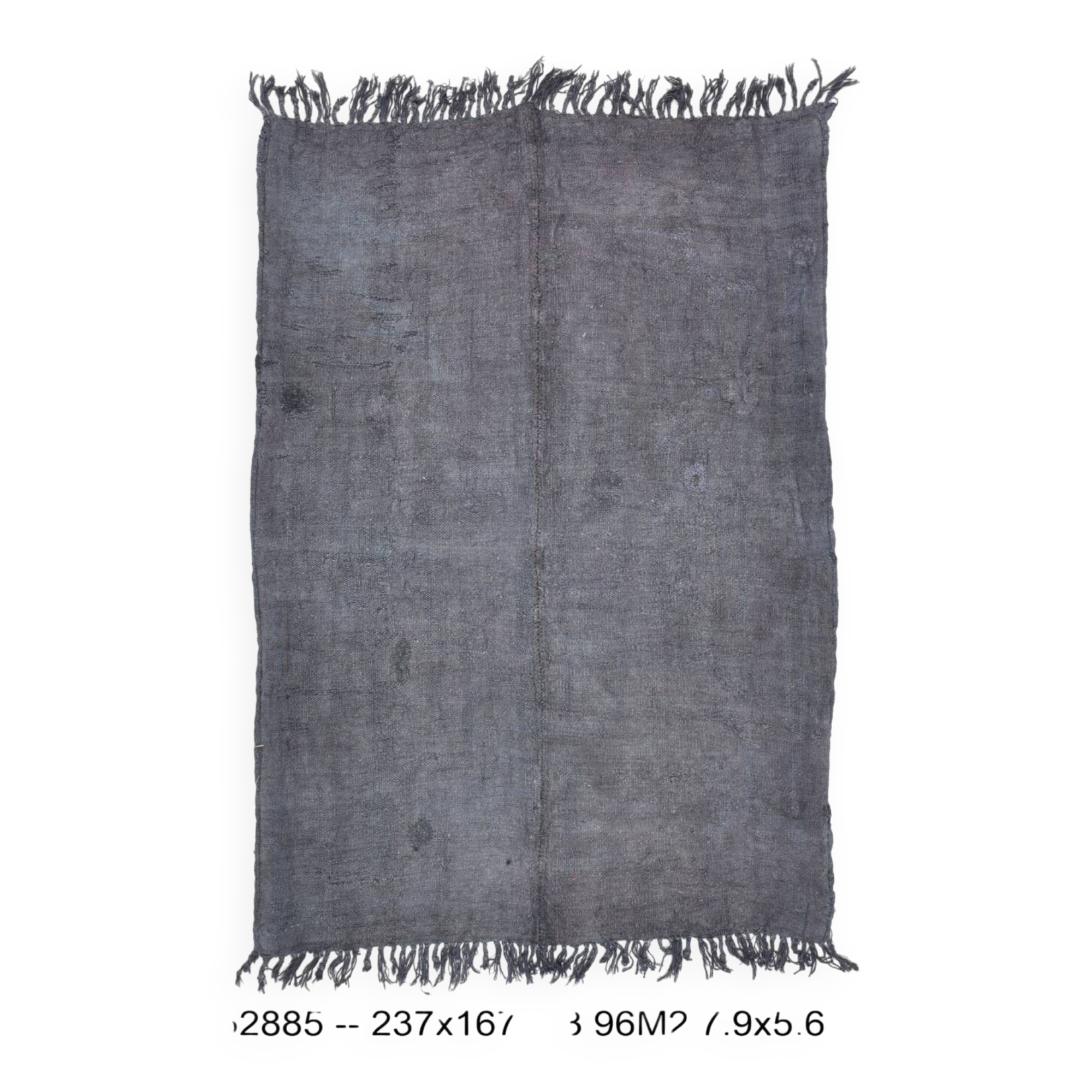 5x8 Shades Of Gray & Blue Vintage Rug, 167x237Cm