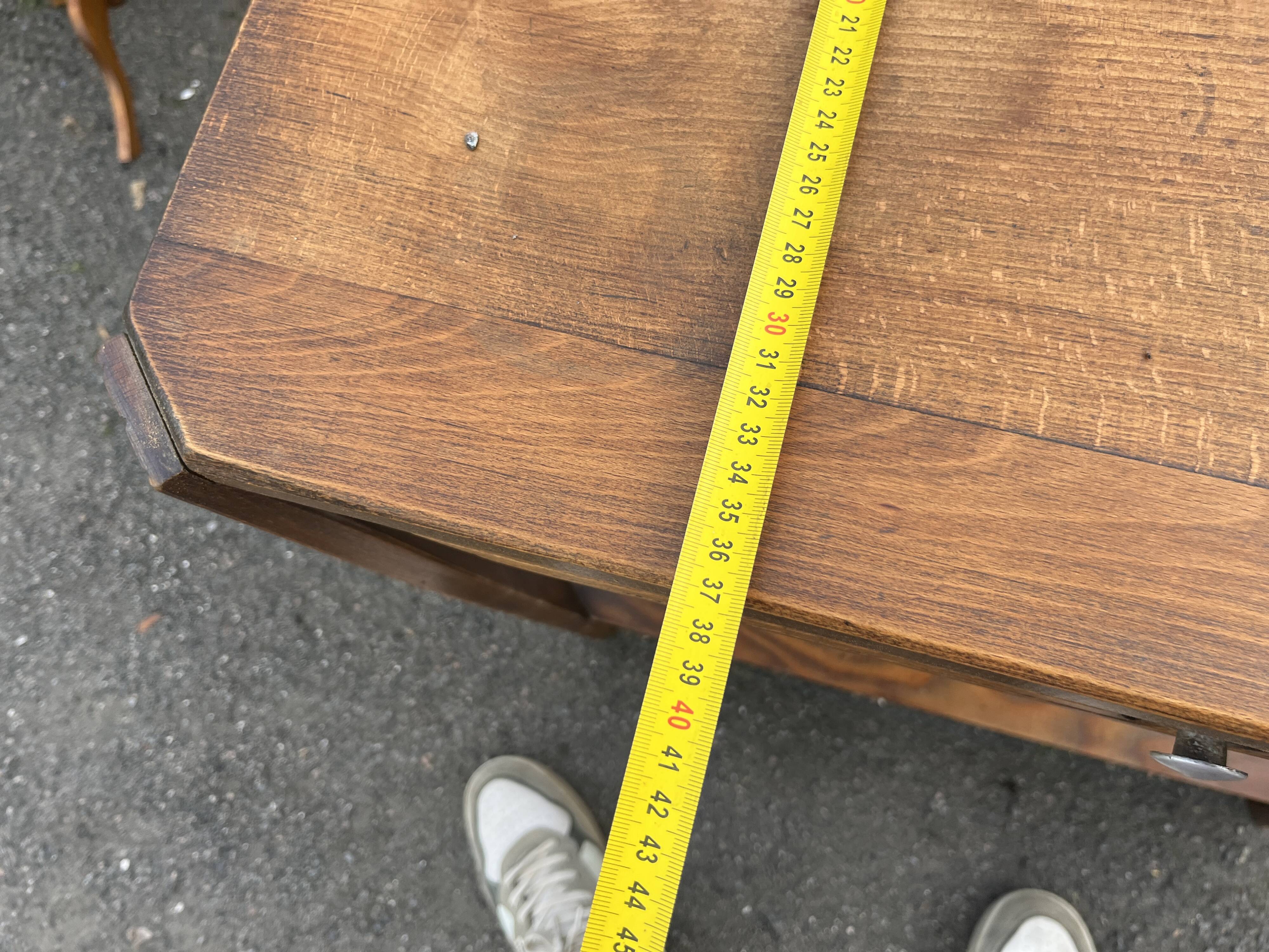 Art Deco side table – wood