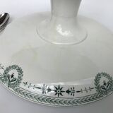 Terre de Fer Digoin dark green standing bowl
