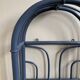 Blue rattan shelf