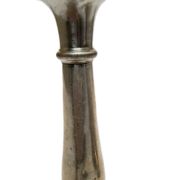 Eclectic gilloched candlestick, 1900s