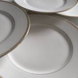 Set of 6 Limoges porcelain plates