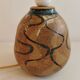 Ceramic table lamp, designed by Marie for Hjort ceramics Denmark (stamped at the bottom) 1970s