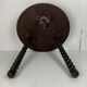 French modernist wood turned bobbin side sable in the manner of Charles Dud