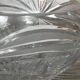 Cut crystal salad bowl