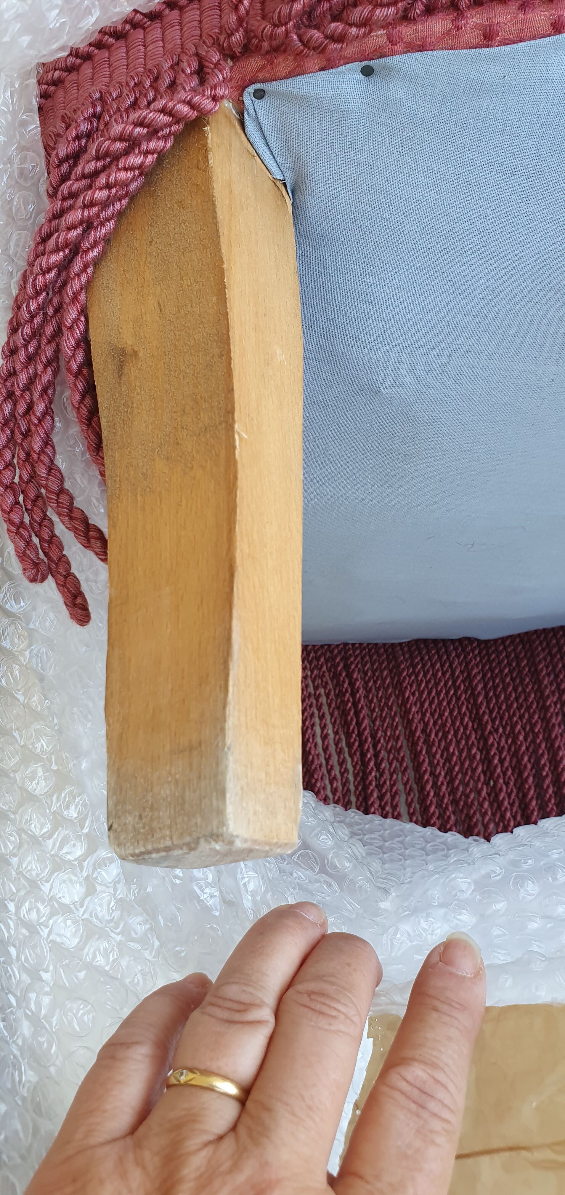 Pair of toad armchairs