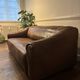 DS-47 three-seater sofa by de Sede in cognac leather.
